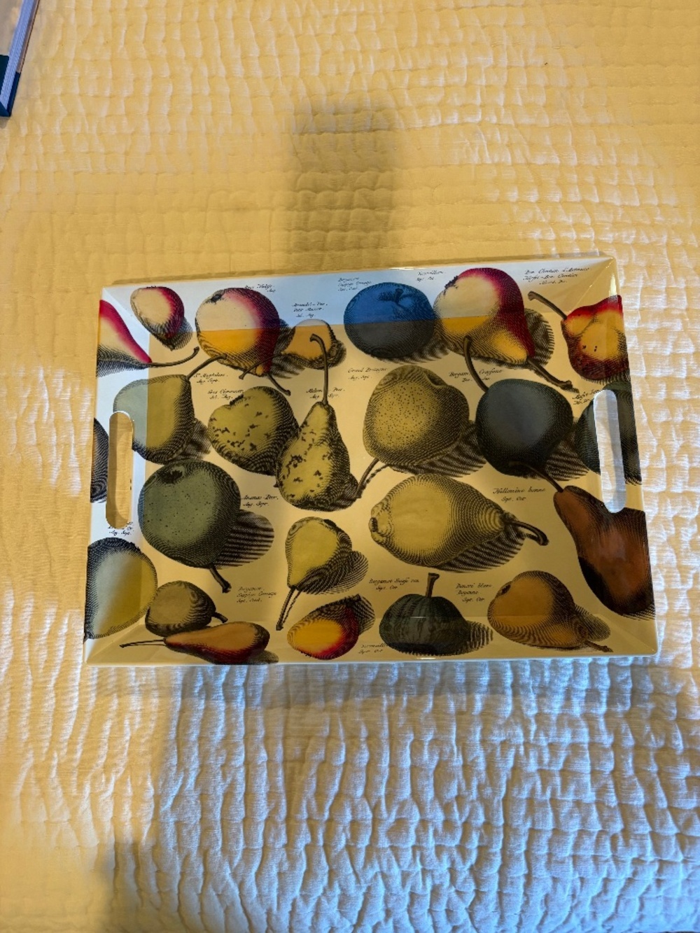 John Derian for Target tray with pear print